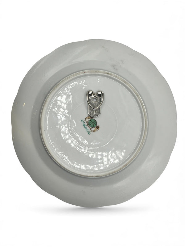 Cherished Forever-Custom Hand-Painted Portrait on Antique Ceramic Plate