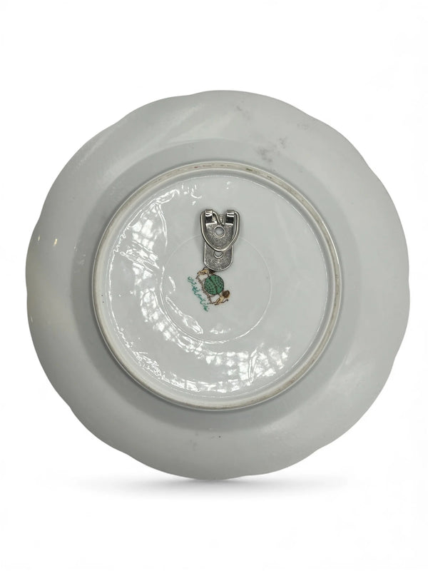 Cherished Forever-Custom Hand-Painted Portrait on Antique Ceramic Plate