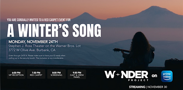 Wonder Project Presents: "A Winter's Song" Red Carpet