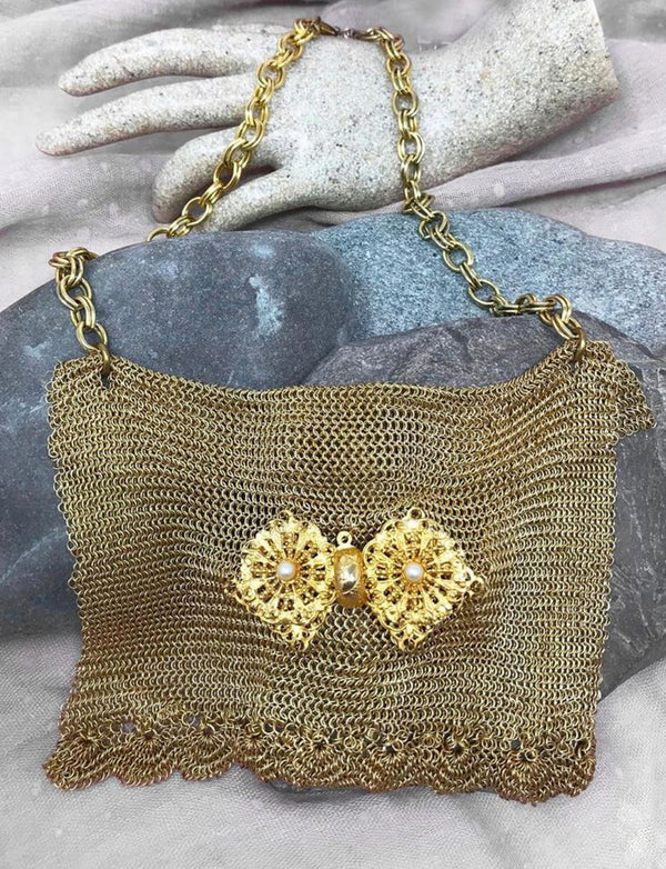 Antique German Purse Chainmail